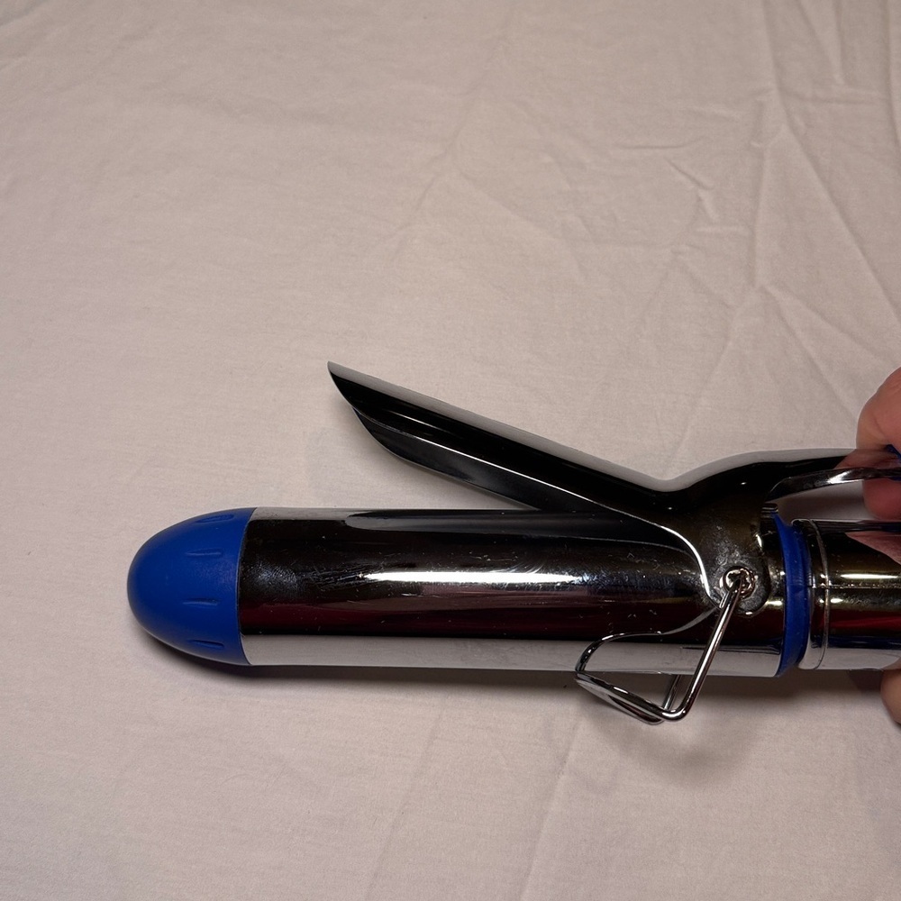Revlon Perfect Heat Ceramic 1" Curling Iron in Chrome Finish EUC - Picture 5 of 5